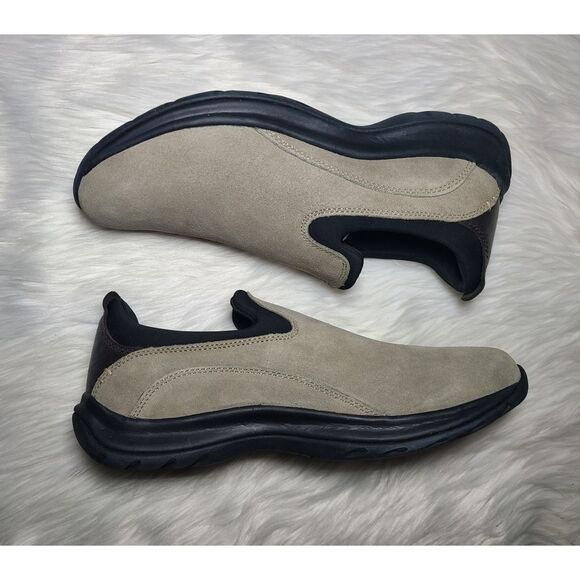 Lands\' End|Men\'s Suede Slip-On Loafers, 10D